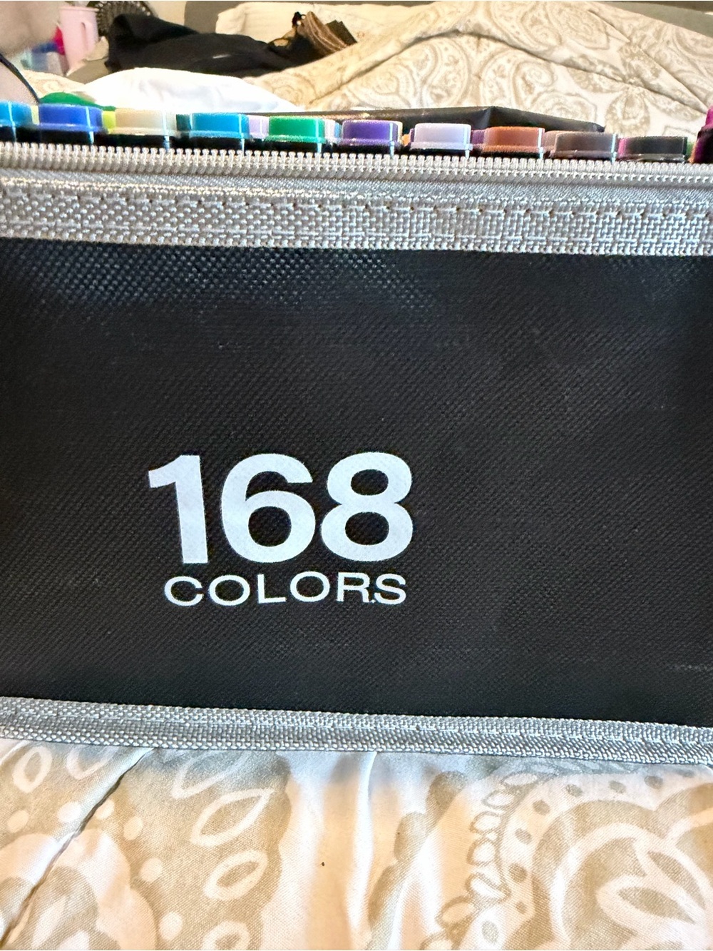 168 Color Dual Tip Alcohol Art Marker Set With Carrying Case - Picture 2 of 2
